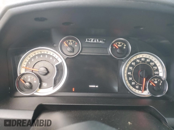 2013 Ram 1500 Tradesman with VIN 1C6RR7KT4DS710422, listed as a Copart auction lot 81361704 with 155,888 mi miles and Salvage Title. Bid and sale history available at carsss.com. Image 9.