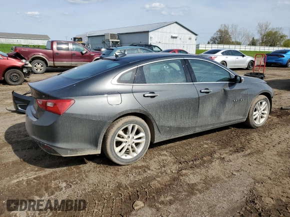 2017 Chevrolet Malibu LT with VIN 1G1ZE5ST6HF187050, listed as a Copart auction lot 55650355 with 104,054 mi miles and Clean Title. Bid and sale history available at DreamBid. Image 3.