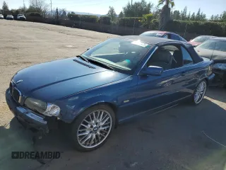 2003 BMW 3 Series 330Ci with VIN WBABS534X3JU98220, listed as a Copart auction lot 42855875 with 169,990 mi miles and Salvage Title. Bid and sale history available at carsss.com. Image 1.
