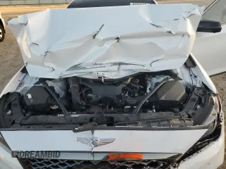 2019 Genesis G80 3.3T Sport with VIN KMTFN4JB3KU314709, listed as a Copart auction lot 80908864 with 51,196 mi miles and Salvage Title. Bid and sale history available at carsss.com. Image 12.