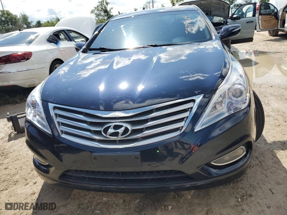 2013 Hyundai Azera with VIN KMHFG4JG1DA220395, listed as a Copart auction lot 73774624 with 0 mi miles and Salvage Title. Bid and sale history available at carsss.com. Image 5.