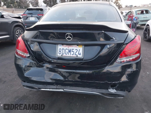 2017 Mercedes-Benz C 300 with VIN 55SWF4JB0HU230004, listed as a IAAI auction lot 41885609 with 45,289 mi miles and . Bid and sale history available at carsss.com. Image 6.