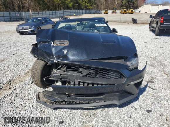 2019 Ford Mustang EcoBoost with VIN 1FATP8UH9K5158405, listed as a Copart auction lot 47624785 with 78,938 mi miles and Salvage Title. Bid and sale history available at carsss.com. Image 5.