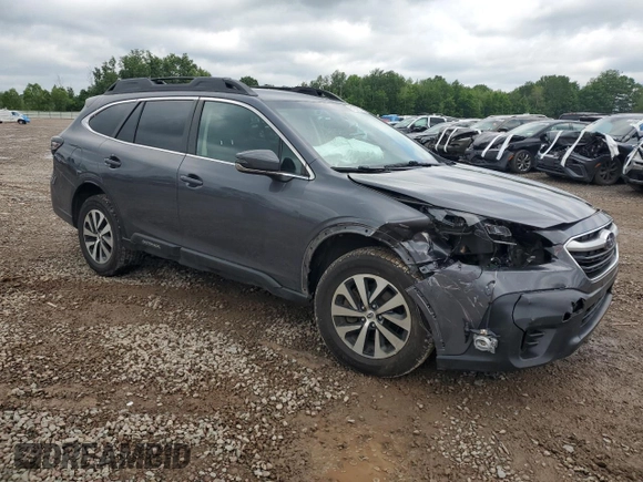 2022 Subaru Outback Premium with VIN 4S4BTACC6N3197205, listed as a Copart auction lot 61657005 with 59,385 mi miles and Salvage title. Bid and sale history available at DreamBid. Image 4.
