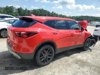 2022 Chevrolet Blazer LT with VIN 3GNKBCR42NS126975, listed as a Copart auction lot 62100955 with 23,791 mi miles and Clean title. Bid and sale history available at DreamBid. Image 3.