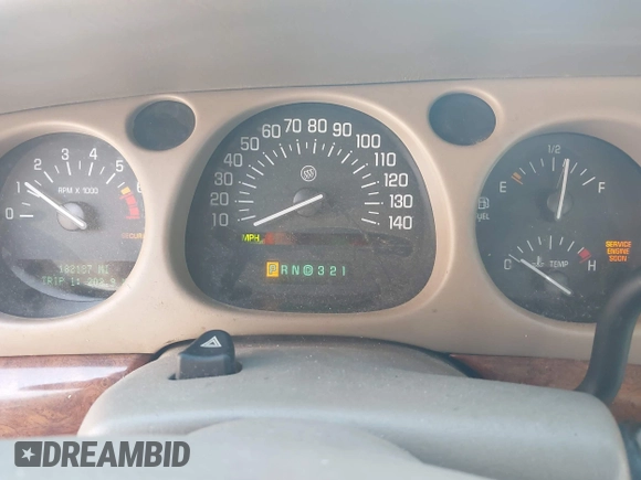 2001 Buick LeSabre Limited z VIN 1G4HR54K11U139710, wystawiony jako IAAI lot #42124376 z przebiegiem 182 187 mil mil oraz . Historia ofert i sprzedaży dostępna na DreamBid. Obrazek 7.