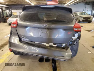 2018 Ford Focus ST with VIN 1FADP3L99JL282007, listed as a Copart auction lot 43141075 with 57,495 mi miles and Salvage Title. Bid and sale history available at DreamBid. Image 6.