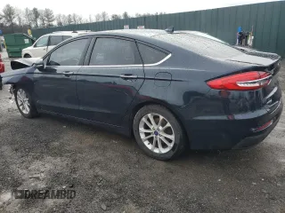 2020 Ford Fusion Hybrid SEL with VIN 3FA6P0MU0LR161753, listed as a Copart auction lot 84419834 with 79,764 mi miles and Salvage Title. Bid and sale history available at carsss.com. Image 2.