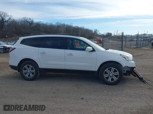 2015 Chevrolet Traverse LT with VIN 1GNKRGKD6FJ154083, listed as a IAAI auction lot 41423604 with 147,724 mi miles. Bid and sale history available at carsss.com. Image 13.