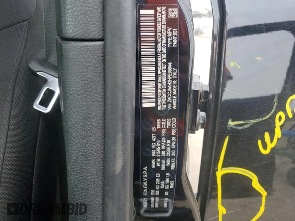 2017 Jeep Renegade Sport с VIN ZACCJAAH2HPE99944, выставлен на аукционе Copart как лот 56147425 с пробегом 111 747 миль миль и Списание • Salvage title. История ставок и продаж доступна на DreamBid. Изображение 13.