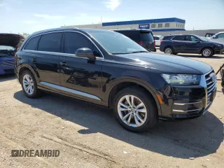 2018 Audi Q7 Premium Plus with VIN WA1LAAF7XJD016585, listed as a Copart auction lot 62598545 with 84,557 mi miles and Salvage title. Bid and sale history available at DreamBid. Image 4.