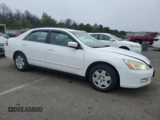2006 Honda Accord LX with VIN 1HGCM56446A161108, listed as a Copart auction lot 58618095 with 202,573 mi miles and Clean title. Bid and sale history available at DreamBid. Image 4.