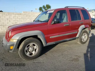 2007 Jeep Liberty Sport with VIN 1J4GK48K07W594208, listed as a Copart auction lot 88800395 with 163,410 mi miles and Clean Title. Bid and sale history available at carsss.com. Image 1.
