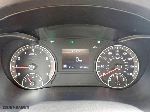 2019 Kia Optima S with VIN 5XXGT4L32KG275230, listed as a Copart auction lot 51455765 with 92,189 mi miles and Salvage Title. Bid and sale history available at carsss.com. Image 9.