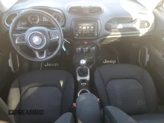 2015 Jeep Renegade Latitude with VIN ZACCJABH9FPB80553, listed as a Copart auction lot 83657494 with 76,005 mi miles and Salvage Title. Bid and sale history available at carsss.com. Image 8.