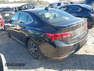 2015 Acura TLX V6 Advance with VIN 19UUB2F75FA003279, listed as a IAAI auction lot 41748861 with 80,103 mi miles. Bid and sale history available at carsss.com. Image 3.