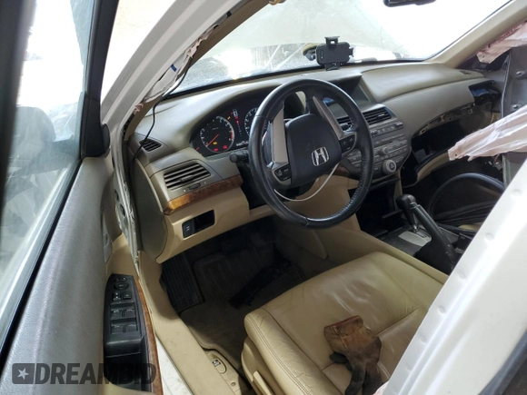 2010 Honda Accord Sdn EX-L with VIN 1HGCP3F86AA026445, listed as a Copart auction lot 52226385 with 184,004 mi miles and Salvage Title. Bid and sale history available at carsss.com. Image 8.