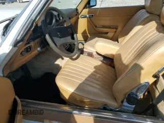 1980 Mercedes-Benz SL with VIN 10704412065197, listed as a Copart auction lot 61442025 with Not provided miles and Clean title. Bid and sale history available at DreamBid. Image 7.