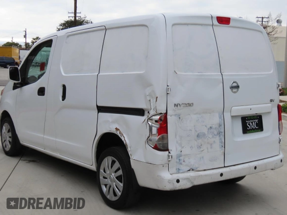 2021 Nissan NV200 S with VIN 3N6CM0KN0MK692413, listed as a Copart auction lot 59012595 with 41,134 mi miles and Salvage title. Bid and sale history available at DreamBid. Image 4.