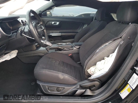 2021 Ford Mustang Mach 1 with VIN 1FA6P8R0XM5555396, listed as a Copart auction lot 41453795 with 10,286 mi miles and Salvage Title. Bid and sale history available at carsss.com. Image 7.