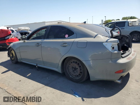 2007 Lexus IS 350 z VIN JTHBE262575013093, wystawiony jako Copart lot #58269865 z przebiegiem 188 042 mil mil oraz Szkoda całkowita • Salvage title. Historia ofert i sprzedaży dostępna na DreamBid. Obrazek 2.