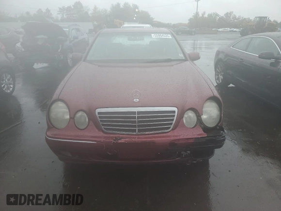2002 Mercedes-Benz E 320 with VIN WDBJF82J22X070566, listed as a Copart auction lot 55964535 with 238,240 mi miles and Salvage Title. Bid and sale history available at DreamBid. Image 5.