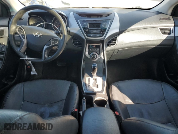 2013 Hyundai Elantra GLS with VIN 5NPDH4AE5DH335890, listed as a Copart auction lot 49496005 with 179,897 mi miles and Salvage title. Bid and sale history available at DreamBid. Image 8.