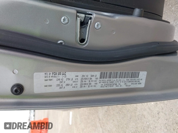 2019 Dodge Journey GT with VIN 3C4PDDEG9KT687968, listed as a IAAI auction lot 42073658 with 110,799 mi miles and . Bid and sale history available at carsss.com. Image 9.
