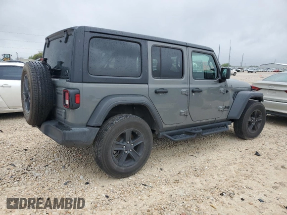 2023 Jeep Wrangler Sport Altitude with VIN 1C4HJXDG1PW679641, listed as a Copart auction lot 50371475 with 18,546 mi miles and Salvage Title. Bid and sale history available at DreamBid. Image 3.