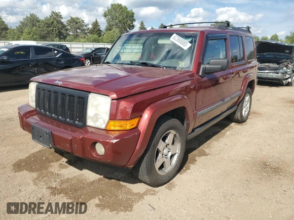 2009 Jeep Commander Sport z VIN 1J8HH48K79C501349, wystawiony jako Copart lot #62368885 z przebiegiem 191 923 mil mil oraz Szkoda całkowita • Salvage title. Historia ofert i sprzedaży dostępna na DreamBid. Obrazek 1.