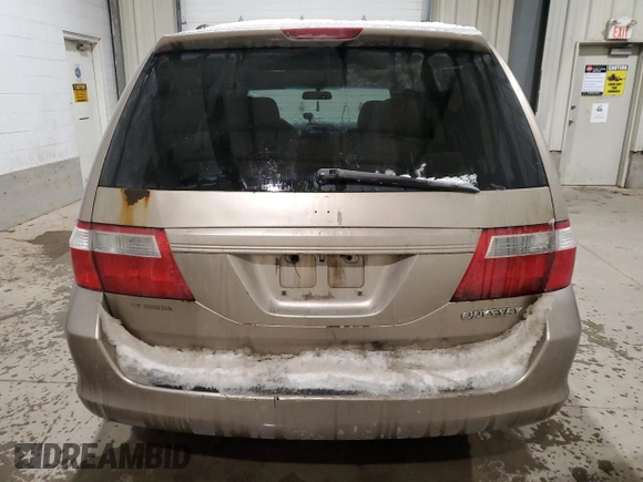2005 Honda Odyssey EX with VIN 5FNRL38445B501098, listed as a Copart auction lot 82138664 with 236,731 mi miles and Clean Title. Bid and sale history available at carsss.com. Image 6.