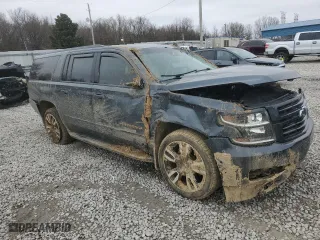 2020 Chevrolet Suburban Premier with VIN 1GNSKJKJ0LR279066, listed as a Copart auction lot 44157655 with 99,477 mi miles and Salvage Title. Bid and sale history available at carsss.com. Image 4.