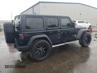 2021 Jeep Wrangler Unlimited Sport Altitude with VIN 1C4HJXDN5MW525525, listed as a Copart auction lot 55897605 with 54,554 mi miles and Salvage title. Bid and sale history available at DreamBid. Image 3.