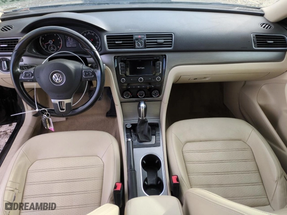 2015 Volkswagen Passat 1.8T Sport with VIN 1VWBT7A36FC021781, listed as a Copart auction lot 85347624 with 165,888 mi miles and Salvage Title. Bid and sale history available at carsss.com. Image 8.
