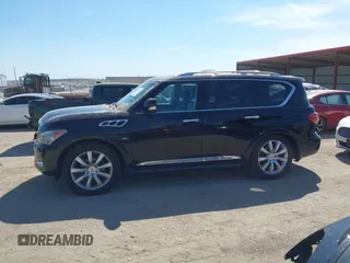 2014 Infiniti QX80 with VIN JN8AZ2NE8E9062070, listed as a IAAI auction lot 41919794 with 162,748 mi miles. Bid and sale history available at carsss.com. Image 15.