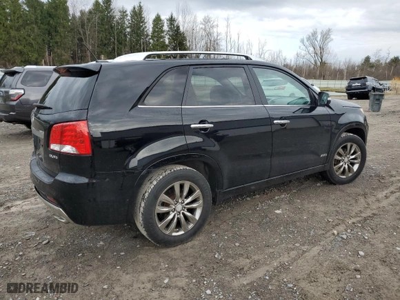 2013 Kia Sorento SX with VIN 5XYKWDA2XDG387669, listed as a Copart auction lot 52858795 with 208,069 mi miles and Salvage Title. Bid and sale history available at carsss.com. Image 3.