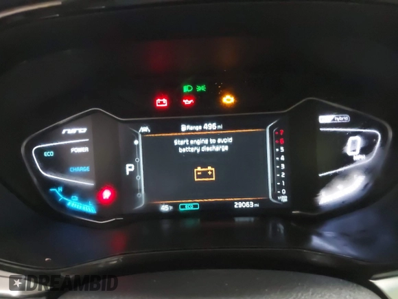 2021 Kia Niro Touring with VIN KNDCC3LC3M5463514, listed as a IAAI auction lot 41564596 with 29,063 mi miles. Bid and sale history available at carsss.com. Image 7.