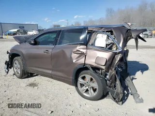 2018 Toyota Highlander Limited with VIN 5TDYZRFH0JS238746, listed as a Copart auction lot 46873115 with 110,587 mi miles and Salvage title. Bid and sale history available at DreamBid. Image 2.