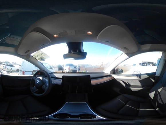 2025 Tesla Model Y Long Range with VIN 7SAYGDED8SF223993, listed as a IAAI auction lot 41743146 with 4,866 mi miles and . Bid and sale history available at DreamBid. Image 21.