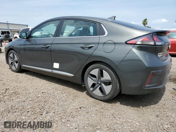 2021 Hyundai Ioniq Limited with VIN KMHC05LC1MU254410, listed as a Copart auction lot 53477115 with 126,606 mi miles and Salvage title. Bid and sale history available at DreamBid. Image 2.