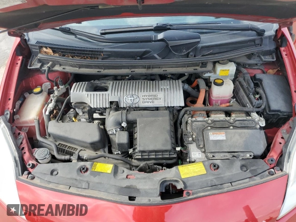 2013 Toyota Prius One with VIN JTDKN3DU5D1697495, listed as a Copart auction lot 51701235 with 180,201 mi miles and Salvage Title. Bid and sale history available at carsss.com. Image 12.