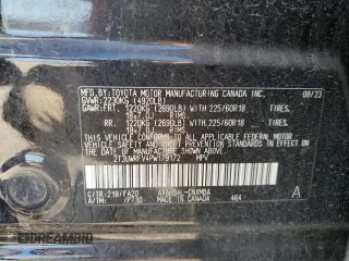 2023 Toyota RAV4 Hybrid XLE with VIN 2T3UWRFV4PW179172, listed as a Copart auction lot 43275055 with 39,753 mi miles and Salvage Title. Bid and sale history available at carsss.com. Image 14.