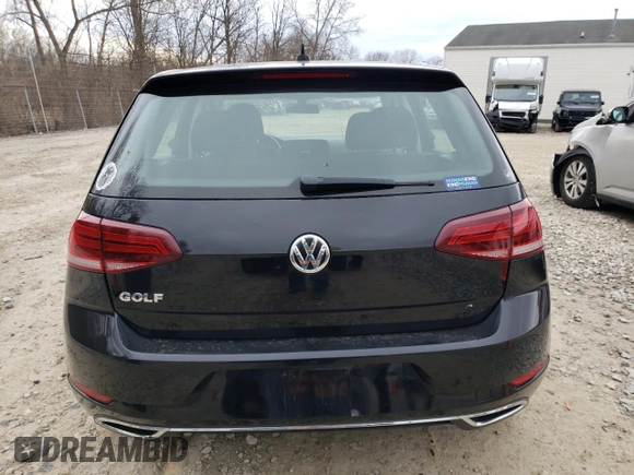 2019 Volkswagen Golf S z VIN 3VWG57AU8KM020682, wystawiony jako Copart lot #51091875 z przebiegiem 48 257 mil mil oraz Szkoda całkowita • Salvage title. Historia ofert i sprzedaży dostępna na DreamBid. Obrazek 6.