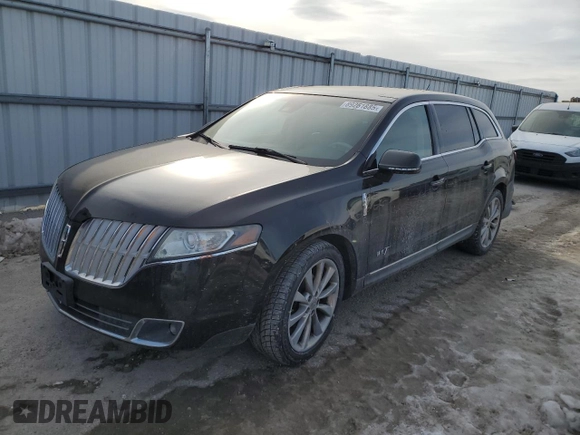 2010 Lincoln MKT EcoBoost with VIN 2LMHJ5AT9ABJ19834, listed as a Copart auction lot 89261885 with 145,932 mi miles and Salvage Title. Bid and sale history available at DreamBid. Image 1.