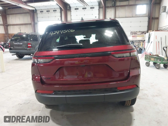 2025 Jeep Grand Cherokee Altitude X with VIN 1C4RJHAG9SC283983, listed as a IAAI auction lot 42495106 with 8,757 mi miles and . Bid and sale history available at DreamBid. Image 16.
