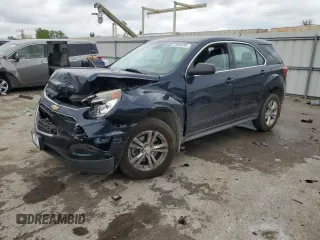 2017 Chevrolet Equinox LS z VIN 2GNALBEK4H1529685, wystawiony jako Copart lot #55500495 z przebiegiem 130 385 mil mil oraz Szkoda całkowita • Salvage title. Historia ofert i sprzedaży dostępna na DreamBid. Obrazek 1.