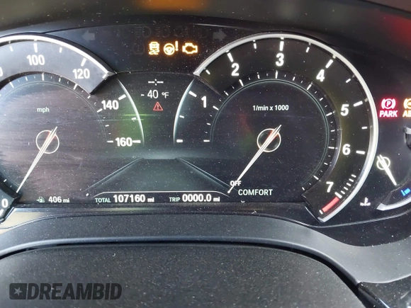 2017 BMW 5 Series 540i with VIN WBAJE5C33HG913604, listed as a IAAI auction lot 41559239 with 107,160 mi miles and . Bid and sale history available at carsss.com. Image 7.