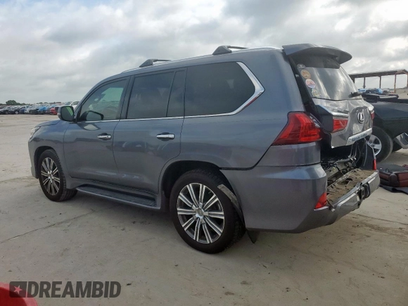 2017 Lexus LX 570 with VIN JTJHY7AX6H4237898, listed as a Copart auction lot 61805495 with 97,598 mi miles and Salvage title. Bid and sale history available at DreamBid. Image 2.