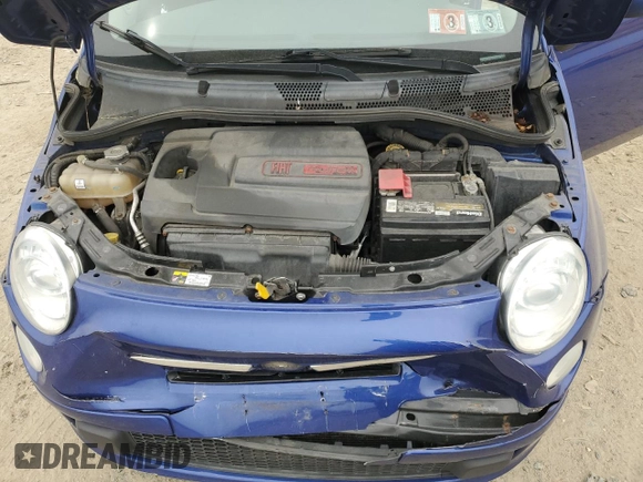 2014 FIAT 500 Pop with VIN 3C3CFFAR2ET189731, listed as a Copart auction lot 52074335 with 133,275 mi miles and Salvage Title. Bid and sale history available at carsss.com. Image 11.