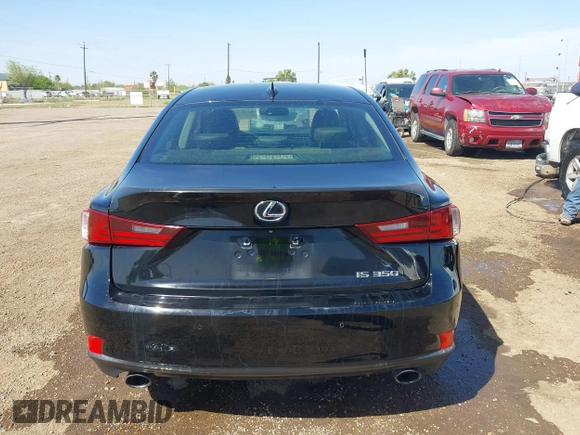 2015 Lexus IS 350 with VIN JTHBE1D20F5015443, listed as a IAAI auction lot 41792413 with 108,409 mi miles and . Bid and sale history available at DreamBid. Image 16.